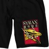 House of the Dragon (TV) Syrax Men's Black Sleep Pajama Shorts - 2 of 3