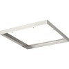 Progress Lighting, Everlume Collection, 1-Light, Flush Mount, Brushed Nickel, Edgelit Square Trim - 3 of 4
