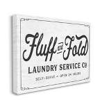 Stupell Industries Fluff and Fold Laundry Room Vintage Country Sign