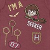 Seven Times Six Harry Potter Toddler Kids I'm A Seeker Quidditch T-Shirt Tee Grey - 2 of 3