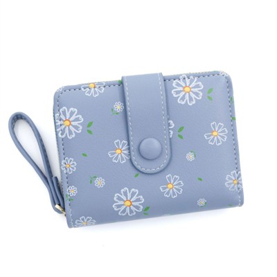 FATMOON Women’s Wallet - Kawaii Floral Wallet for Women - Stylish Compact & Lightweight PU Leather Card Holder for Travel, Daily Use