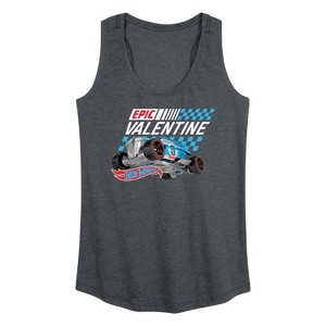 Women's - Hot Wheels - Valentine's Epic Graphic Racerback Tank - 1 of 4