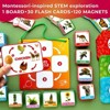 QUOKKA Life Cycle Kit Toy Montessori - 30 Flash Cards Toddler Science Activities for Kids Ages 2-4 - Prek Animal Learning Materials 3-5 - 120 Magnetic - 2 of 4