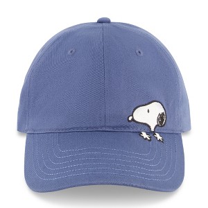Peanuts Adult Snoopy Embroidered Graphic Adjustable Dad Hat - 1 of 4
