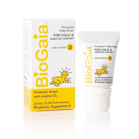 Gotas probióticas para cólicos para bebés BioGaia Protectis 0,17 oz (5 ml);  efec, biogaia 