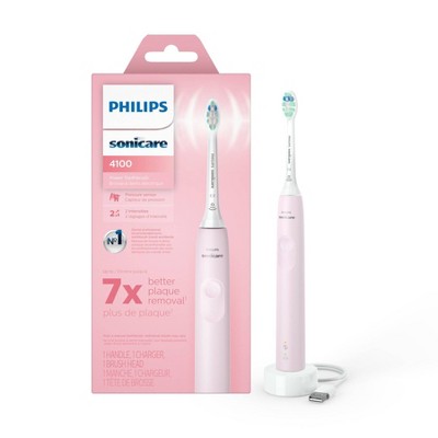 Philips Sonicare 4100 Plaque Control Rechargeable Electric Toothbrush - HX3681/21 - Sugar Rose