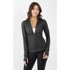 90 Degree By Reflex Womens Lightweight, Full Zip Running Track Jacket - 4 of 4