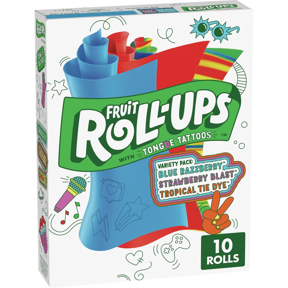 UPC 016000189102 product image for Betty Crocker Fruit Roll-Ups Variety Fruit Flavored Snacks - 10ct | upcitemdb.com