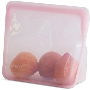 Premium Silicone Reusable Stand-Up Mega Bag, 104 oz Leak-free Storage, Microwave, Oven, Dishwasher Safe - 1 of 4