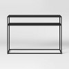 Target black metal console hot sale table