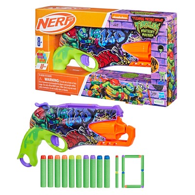 Nerf Teenage Mutant Ninja Turtles Blaster, 10 Nerf Elite Darts, Gifts for 8  Year Old Boys & Girls & Up - Nerf