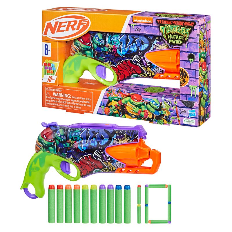 Nickelodeon NERF Ink TMNT Blaster, 1 of 6