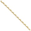 Black Bow Jewelry 14k Yellow Gold Dolphin Bracelet - 7 Inch - 2 of 4