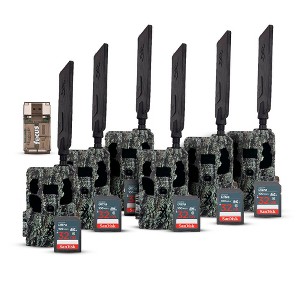 Browning Trail Camera-Pro Scout MAX HD  w/ 32 GB Memory Cards and Card Reader (6-Pack) - 1 of 4