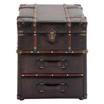Daily Find  Pottery Barn Faux Leather Dorm Trunk - copycatchic