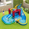 Costway Inflatable Water Park Kids Blow up Water Slide with Splash Pool Water Cannon - 4 of 4