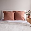 26" x 26" French Linen Euro Pillow with Flange | BOKSER HOME - 2 of 4