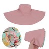 Anna-Kaci Wide Brim Floppy Sun Hat with Colorful Printed Underside UV Protection Lightweight Foldable Design for Outdoor Use - 4 of 4