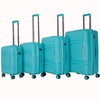 Coolife 6-piece luggage set,expandable hard shell luggage set with rotating wheels,lightweight travel luggage set - 3 of 4