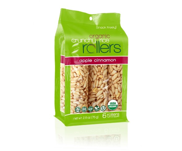 Bamboo Lane Apple Cinnamon Crunchy Rice Rollers - 2.6oz