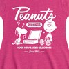 Girls' - Peanuts - Charlie Brown Records Fit & Flair Cap Sleeve Dress - 2 of 3