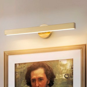 LLHZSY 24" Modern Brass Wall Sconce LED Rotatable Picture Light - 1 of 4