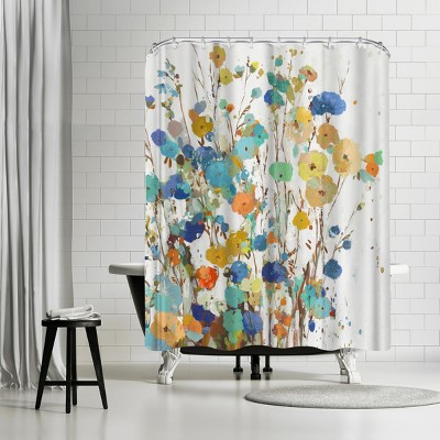 Americanflat Spring Garden I by Pi Creative Art 71" x 74" Shower Curtain