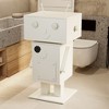 Luck Live Bathroom storage cabinet with two storage spaces, suitable for scenarios such as storage in children's rooms - 4 of 4