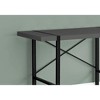 Vynxaria Modern 48" Grey Computer Desk with Black Metal Frame Sleek Home Office Workspace for Laptops - 4 of 4