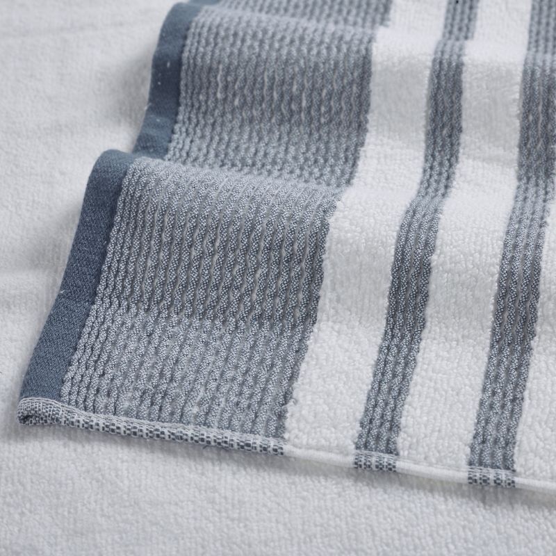 Modern Threads 6 Piece Bath Towel Set, Quick Dry Striped, Reinhart., 3 of 4