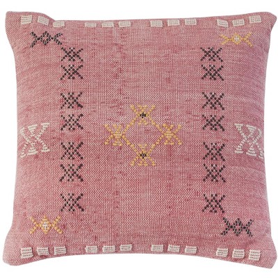 Divia Pillow - Rust - 18" X 18" - Safavieh