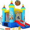 HOMDOX 8.9 ft x 6.9 ft Inflatable Bounce House, Outdoor Indoor Fun Bouncy House with 470W Blower, Slide & Jumping Area, Ball Toss Game for Kids 2-10 - 2 of 4