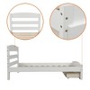 Kumasinova Twin Bed Frame with Headboard,Wood Platform Bed with Storage Drawer for Kids,Adults,Wood Slat Support,No Box Spring Needed - 3 of 4