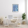 Stupell Industries Abstract Blue Polka Dot Pattern Framed Giclee, 24 x 30 - 2 of 3