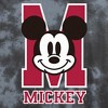 Juniors Womens Mickey & Friends M Collegiate Mickey Logo Crop T-Shirt - 2 of 3