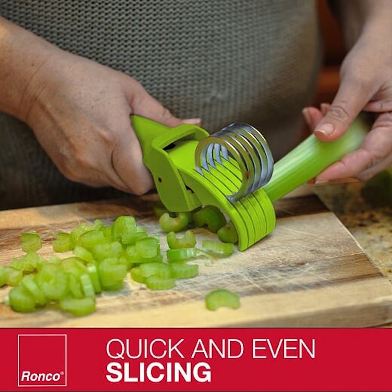Ronco Handi Slicer for Fruit and Vegetable Chopping (Set of 2) 1.5" & 2" Slicer, 4 of 5