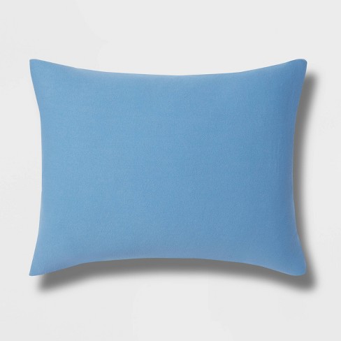 Standard Jersey Solid Comforter Sham Blue - Room Essentials™ : Target