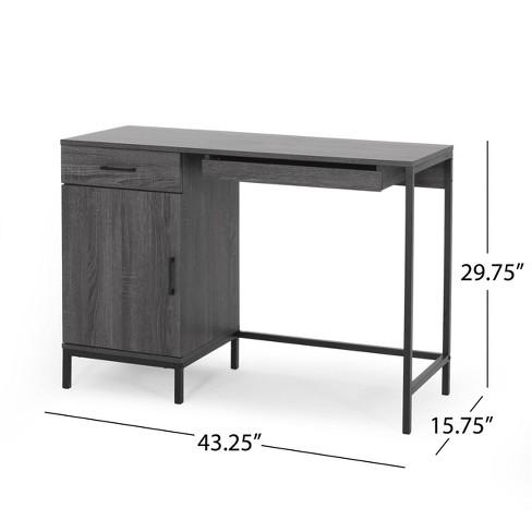 Target deals grey desk