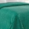 Plazatex Striata Lined Oversized All Season 100% Polyester Blanket Queen Teal - 4 of 4
