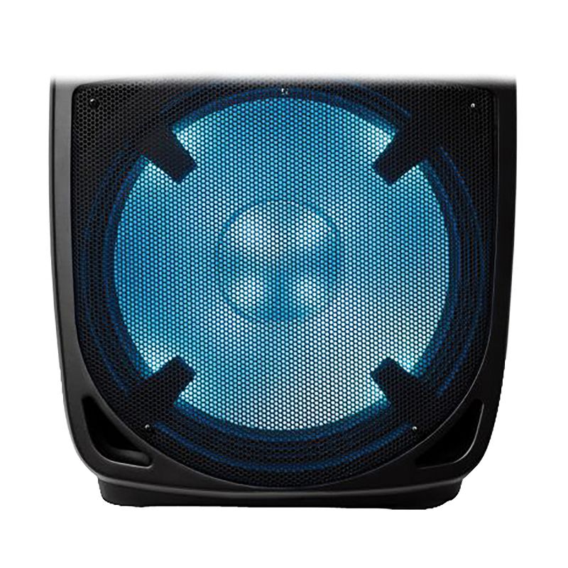 ION Audio Pro Glow 1500 High-Power Portable Bluetooth® PA Speaker with Lights, Microphone, and Remote, Black, 4 of 11