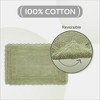 Lilly Crochet Collection 100% Cotton Tufted Reversible 2-Piece Bath Rug Set – Super Absorbent, Machine Washable Bathroom Mats with Crochet Pattern - 3 of 4