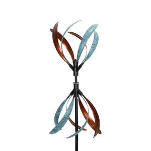 Cyan Oasis 70.5-Inch Twirling Ballgown Wind Spinner - 1 of 4