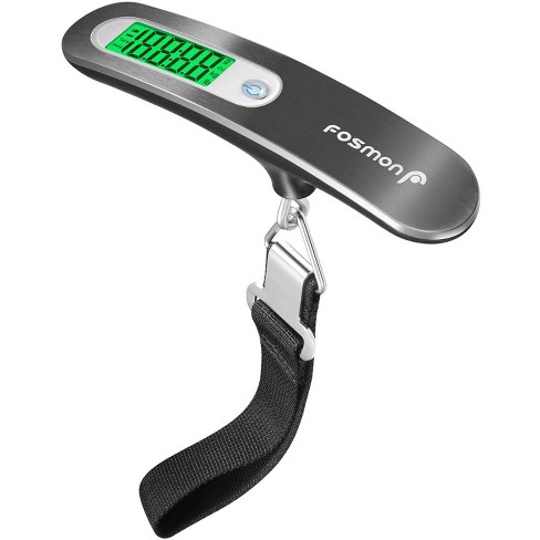 Luggage weigher target clearance