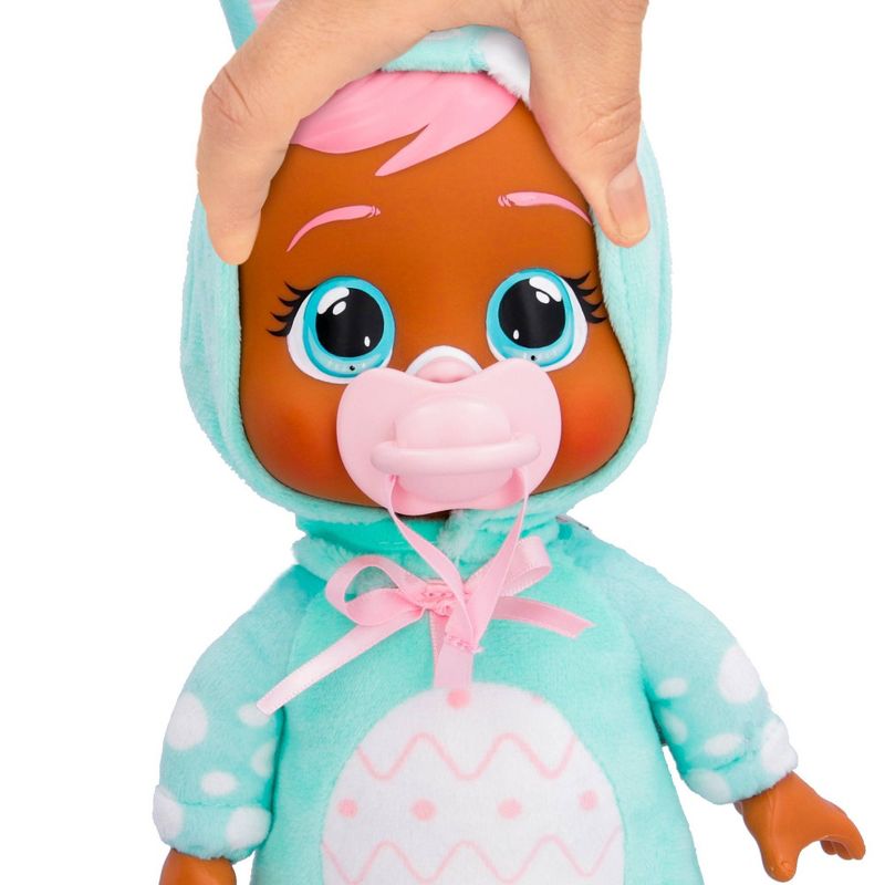 Cry Babies Tiny Cuddles Easter Bunny Cindy 9&#34; Baby Doll, 3 of 7