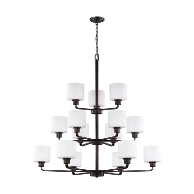 Generation Lighting Canfield 15 light Bronze Chandelier 3128815-710