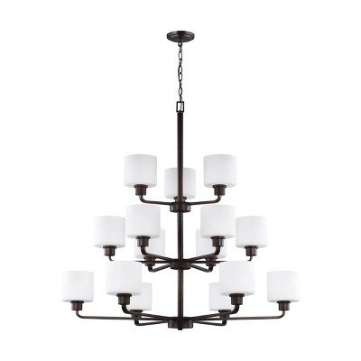 Generation Lighting Canfield 15 light Bronze Chandelier 3128815-710