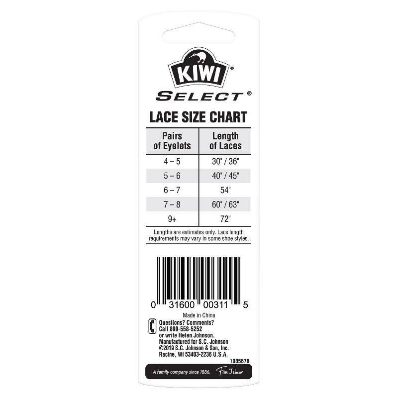KIWI Select Style Flat Laces Glow in the dark - 45in, 3 of 6