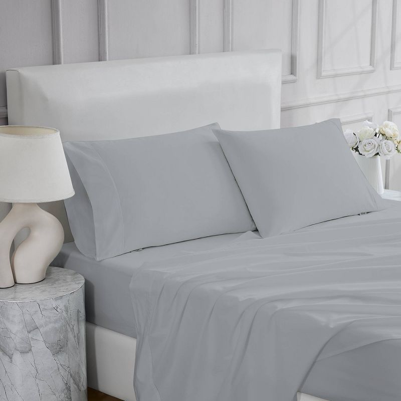 600 Thread Count Cotton Sateen Sheet Set - Aireolux, 1 of 13