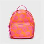 Girls' 8.75" Hibiscus Print Mini Backpack - art class™ Orange