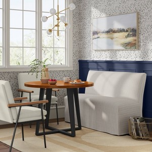 57" Jean Slipcovered Dining Banquette - Threshold™ - 1 of 4